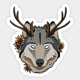 The Antlered Wolf x Summer - Bloom Sticker